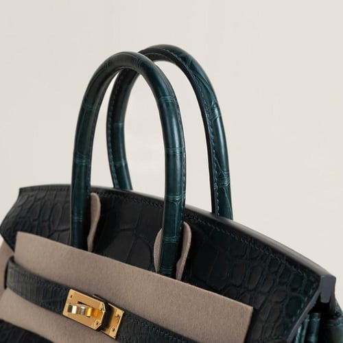 Birkin 25cm Matte Alligator Crocodile leather, 6O...