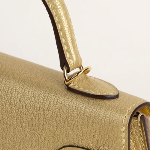 Kelly mini 19cm Chevre leather, Y9 Olympic GHW .