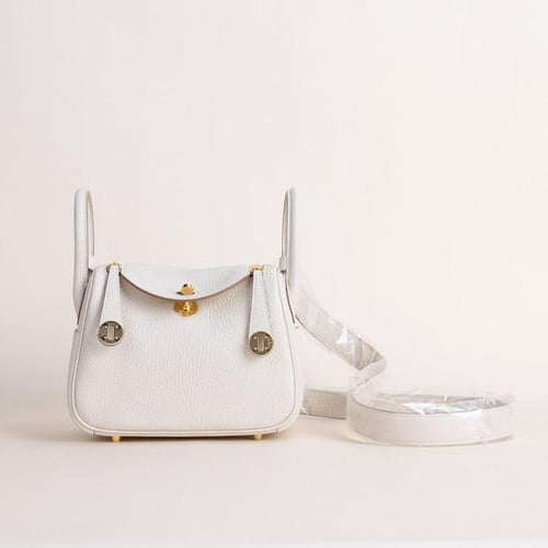 . Mini Lindy 18cm Clemence leather