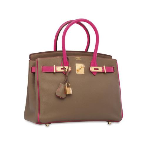 . Birkin 25 cm leather togo, special design