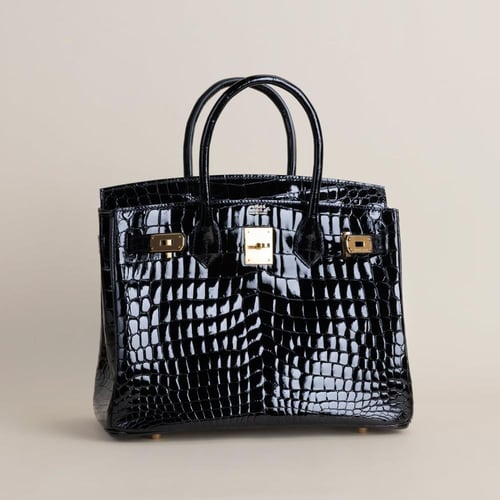 . Birkin 30cm Shiny Niloticus crocodil