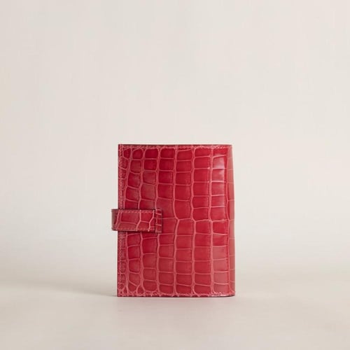 Bearn Shiny Alligator crocodile leather, E5 Rose T...