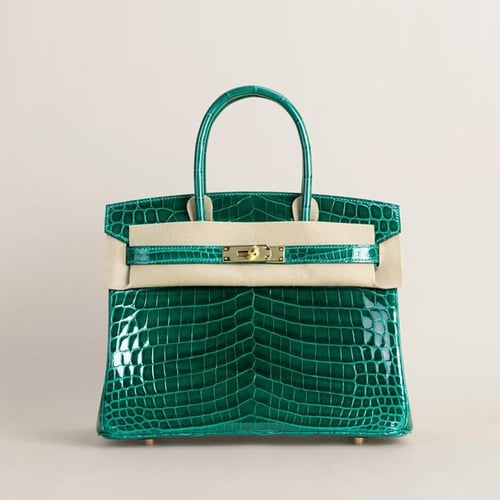 . Birkin 30cm Shiny Niloticus crocodil