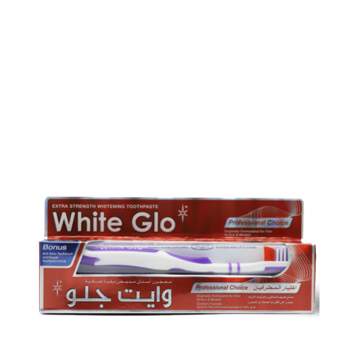 وايت جلو معجون أسنان للتبيض اختيار المحترفين + فرش...
