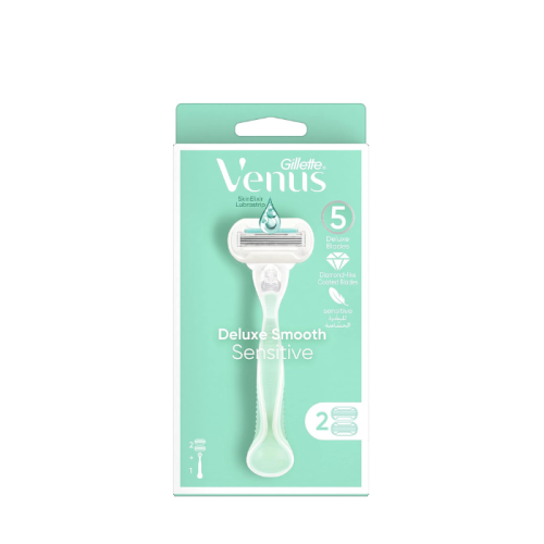 ماكينة حلاقة جيليت ديلوكس سموث الحساسة للنساء من ف...