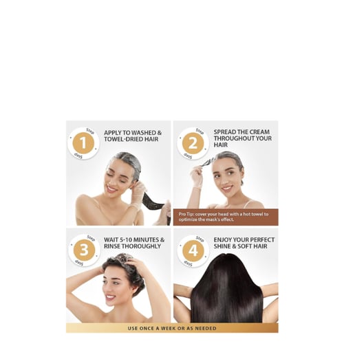 فونتيناي قناع الشعر بالكولاجين من كارسيل وبروتين ا...