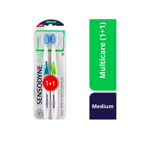 سنسوداين فرش اسنان عنايه متعدده وسط 1+1 مجانا