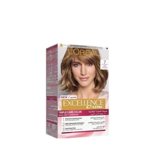لوريال باريس إكسلانس كريم صبغة شعر العناية الثلاثي...