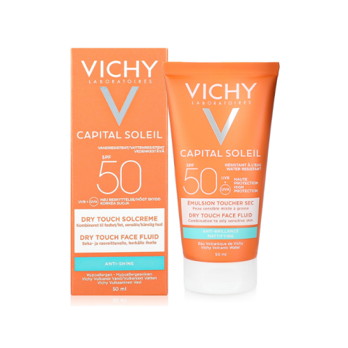 واقي شمس سائل للوجه فيشي ايديل ماتيفاينج بعامل حما...