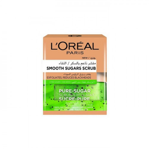 لوريال مقشر ناعم بالسكر النقاء، ينقي ويزيل الرؤوس...