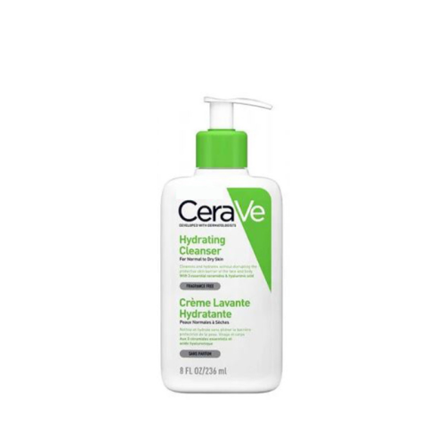 غسول منظف مرطب للبشرة الجافة من سيرافي - 236 مل