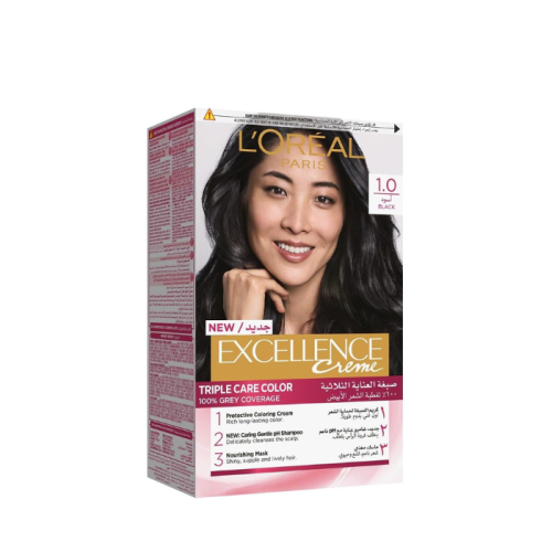 لوريال باريس إكسلانس كريم، 1.0 أسود