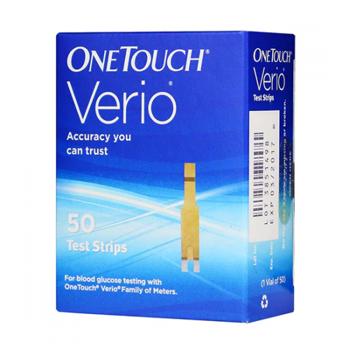 شرائط تحليل سكر فيريو 50 شريط OneTouch Verio