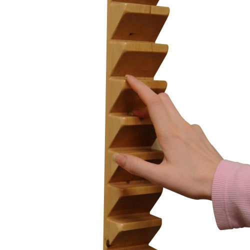 سلم اصابع خشبي متعدد الاستخدامات