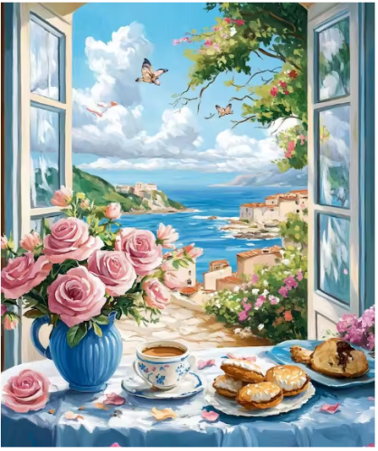 لوحة تلوين مرقمة | Riviera Morning