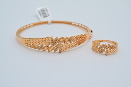 طقم سوارة وخاتم ذهب