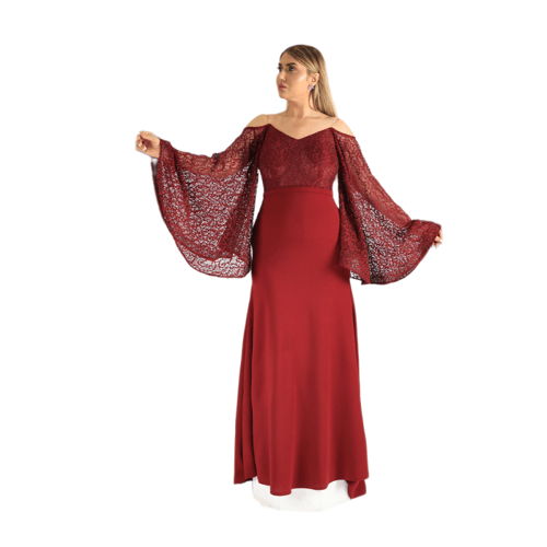 فستان سهرة موديل 0076