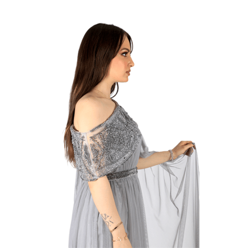 فستان سهرة موديل 0058