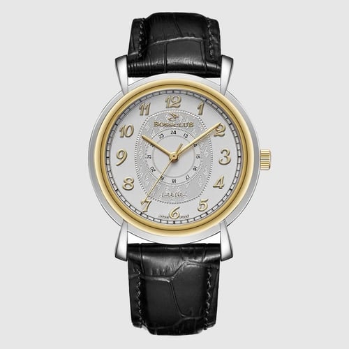 ساعة رجالية جلد بوس كلوب 256024