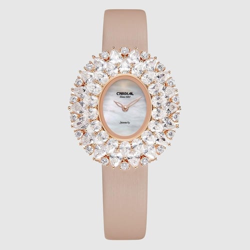 ساعة نسائية جلد كارديال 254002