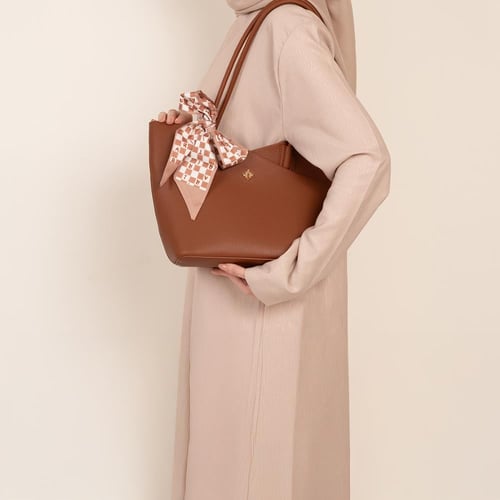 شنطة كتف نسائية جلد