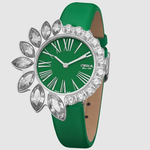 ساعة نسائية جلد كارديال 21507