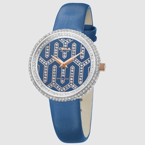 ساعة نسائية جلد كارديال 20552