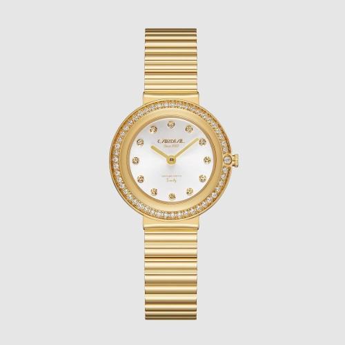 ساعة نسائية كارديال 254122 أبيض
