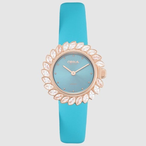 ساعة نسائية كارديال جلد 9780