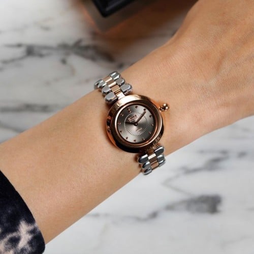 ساعة نسائية كارديال فضي 234025