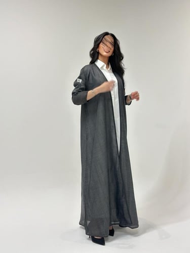 عباية لنن هندي رسمه ناعمة توفيس