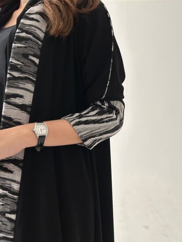 عباية اسود فاحم ملكي قصة نص كلوش