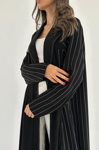 عبايه بياقه كريب ملكي قصة نص كلوش