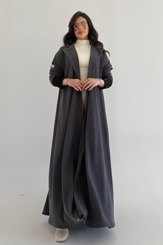 عباية صوف ايطالي قصة ربع كلوش