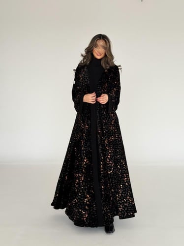 عباية شيفون مخمل قصة نص كلوش