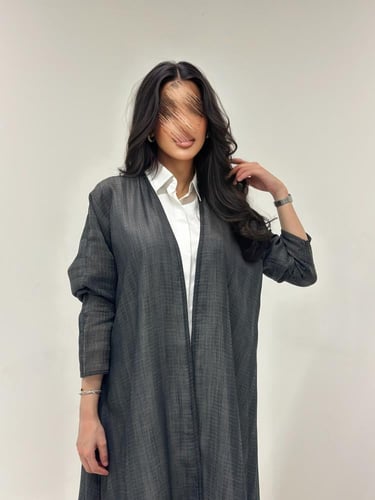 عباية لنن هندي رسمه ناعمة توفيس