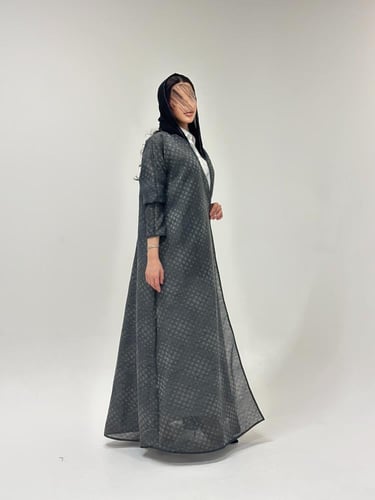 عباية لنن هندي رسمة خاصة توفيس