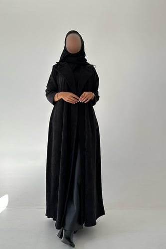 عباية شامواه مقلم قصة ربع كلوش