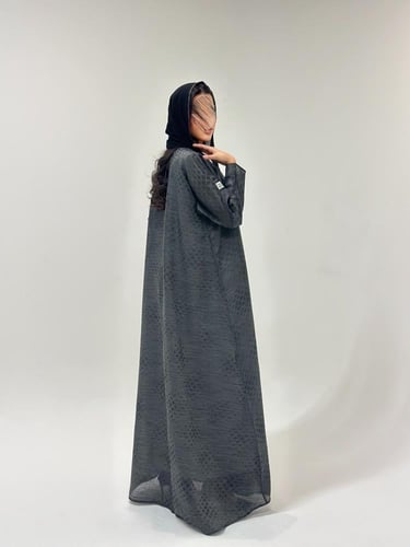 عباية لنن هندي رسمة خاصة توفيس