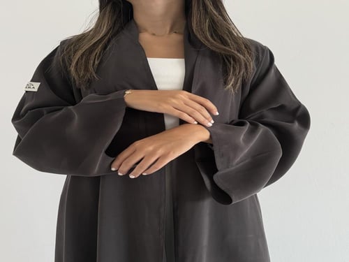 عبايه حرير مغسول قصة نص كلوش