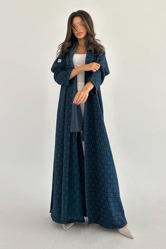 عباية نص كلوش جاكار اندونيسي