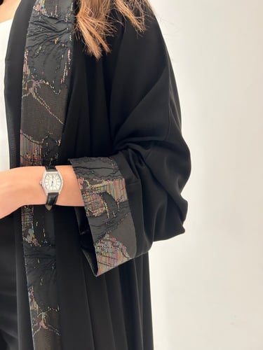 عبايه ملكي أطراف تفتة