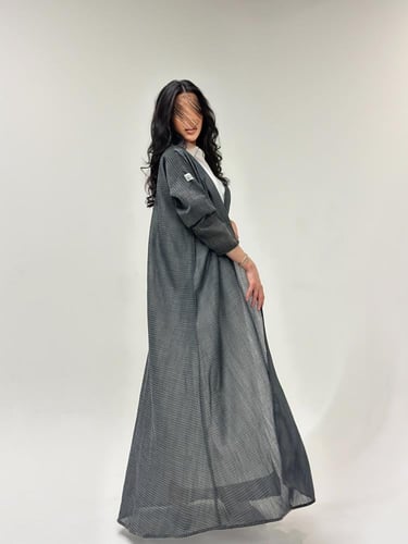 عباية لنن هندي رسمه ناعمة توفيس