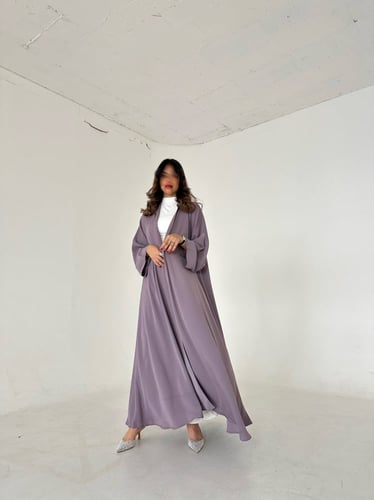 عباية ناعمة كريب قصة نص كلوش