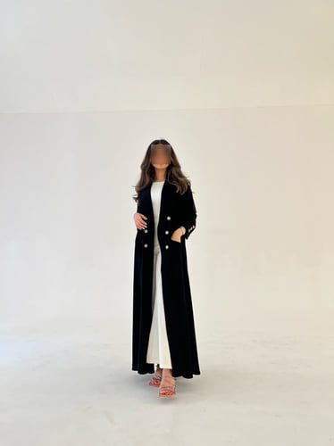 عباية جاكيت رسمي مع جيوب