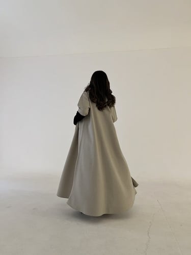 جوخ مع مخمل كوري ربع كلوش