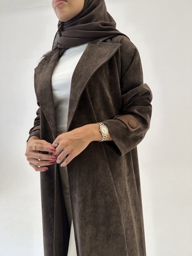 عباية شامواه ايطالي مقلم قصة ربع كلوش