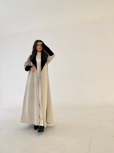 جوخ مع مخمل كوري ربع كلوش