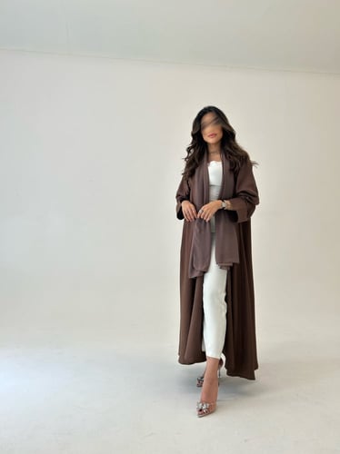 عباية لنن قطن هندي