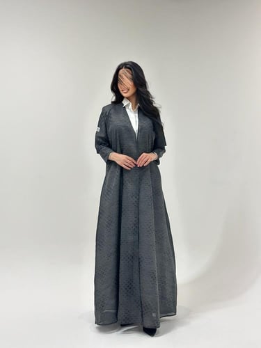 عباية لنن هندي رسمة خاصة توفيس